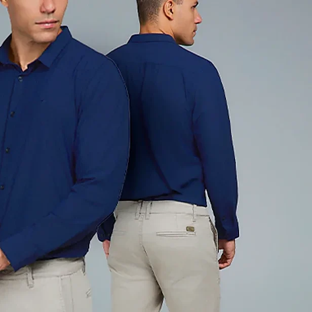 Camisa Slim Marinho Premium