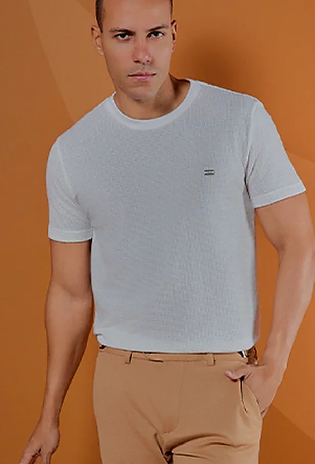 Camiseta Texturizada Gelo